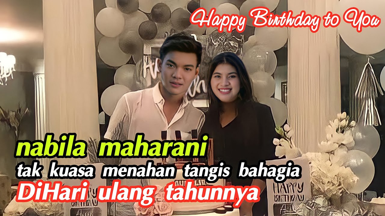 haru !! Di hari ulang tahunnya nabila menangis karena di kejutkan ini oleh tri suaka dan teman teman