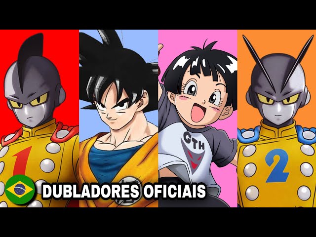 Dubladores oficiais Dragon Ball Super Super Hero