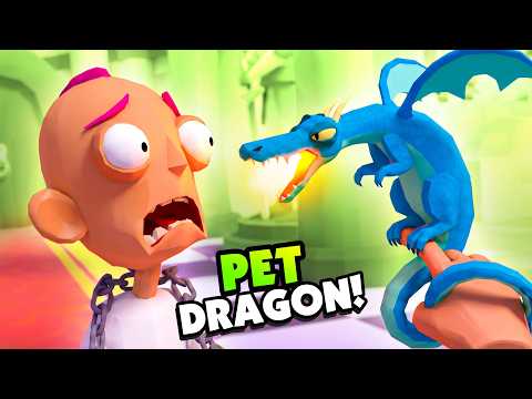 Roasting Villagers With My NEW Pet Dragon! (Who's The King VR)