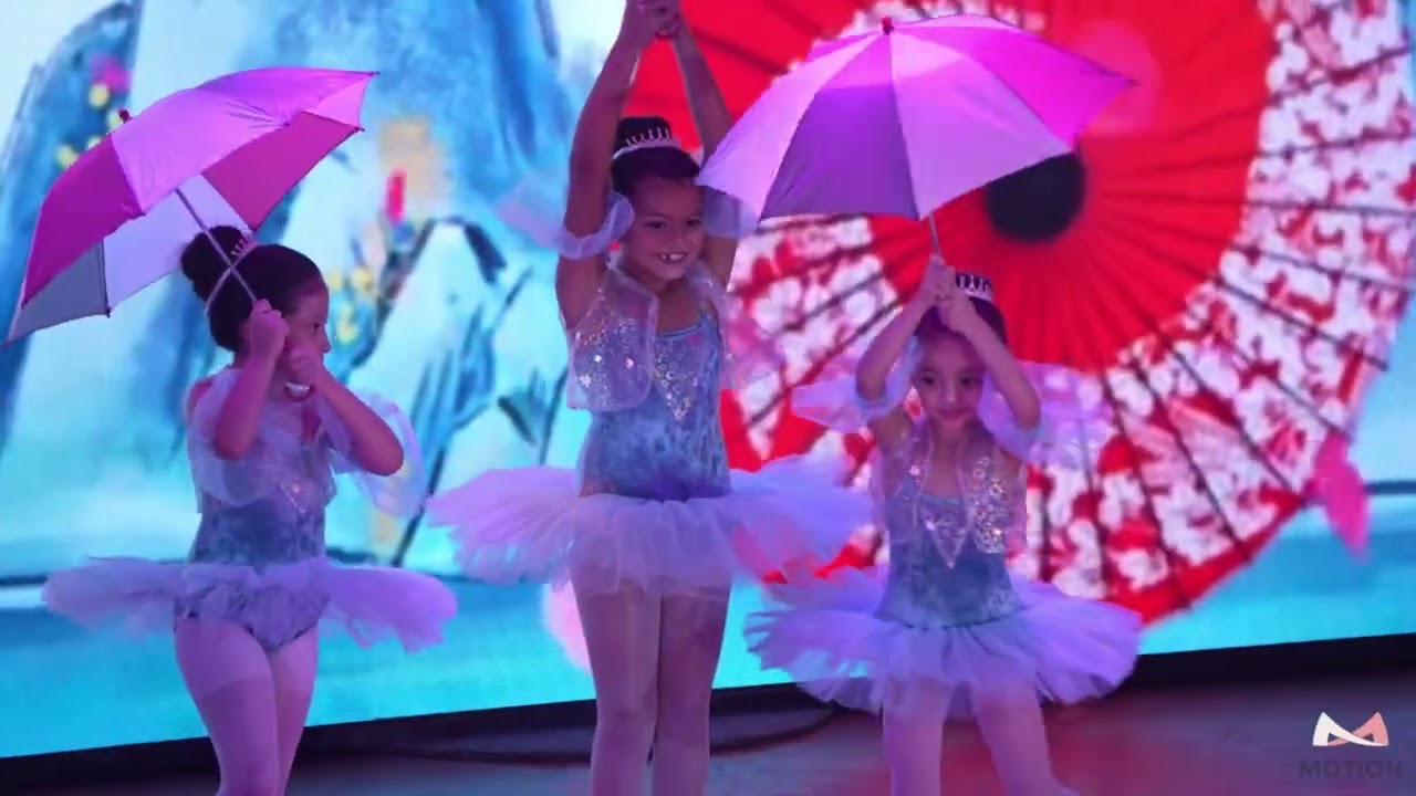 Chinese dance from nutcracker ballet, kids ballet performance from motion dance studio recital 2025
