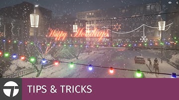 Tips for Twinmotion Challenge 5: create blinking garlands | Tips & Tricks | Twinmotion