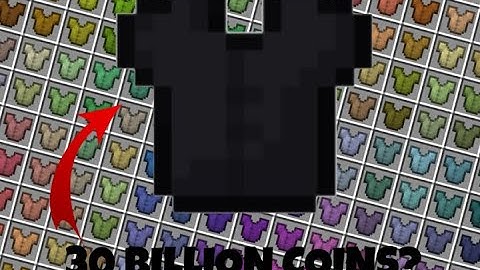 The 30 Billion Coin Chesplate | Hypixel Skyblock
