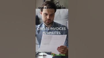 QuickBooks Online allows you to create invoices in minutes.