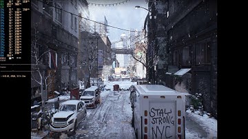 The Division - 1080p 60fps RTSS Limit - STUTTER @00:23