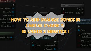 Unreal Engine 5 : How To Make a Lava Damage Zone with Interfaces