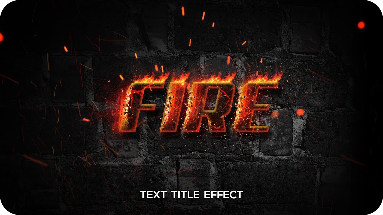 Bee™ Photoshop Tutorials : Fire Text Effect | Simple ...