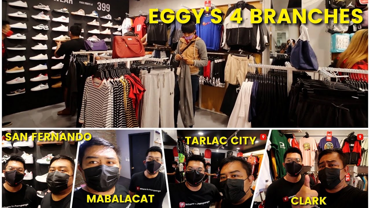 Visited 4 branches of Eggy's Outlet Store - YouTube