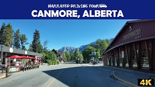 🏔️ Canmore, Alberta 🚗 | 4K Drive
