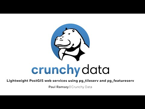 Lightweight PostGIS Web Services Using pg tileserv and pg featureserv