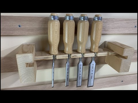 DIY Chisel Rack for French Cleat System | Easy Woodworking Project