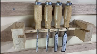 DIY Chisel Rack for French Cleat System | Easy Woodworking Project