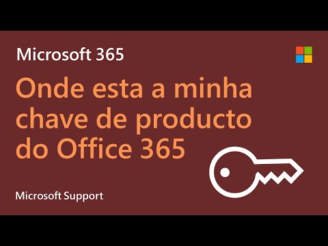 Vídeo: Não consegue encontrar minha chave de produto do Microsoft Office?