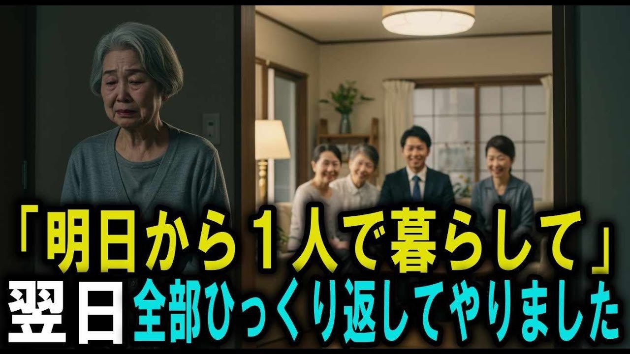 「明日からは1人で暮らして」──嫁両親を優先した息子夫婦。その24時間後、家ごと崩壊しました