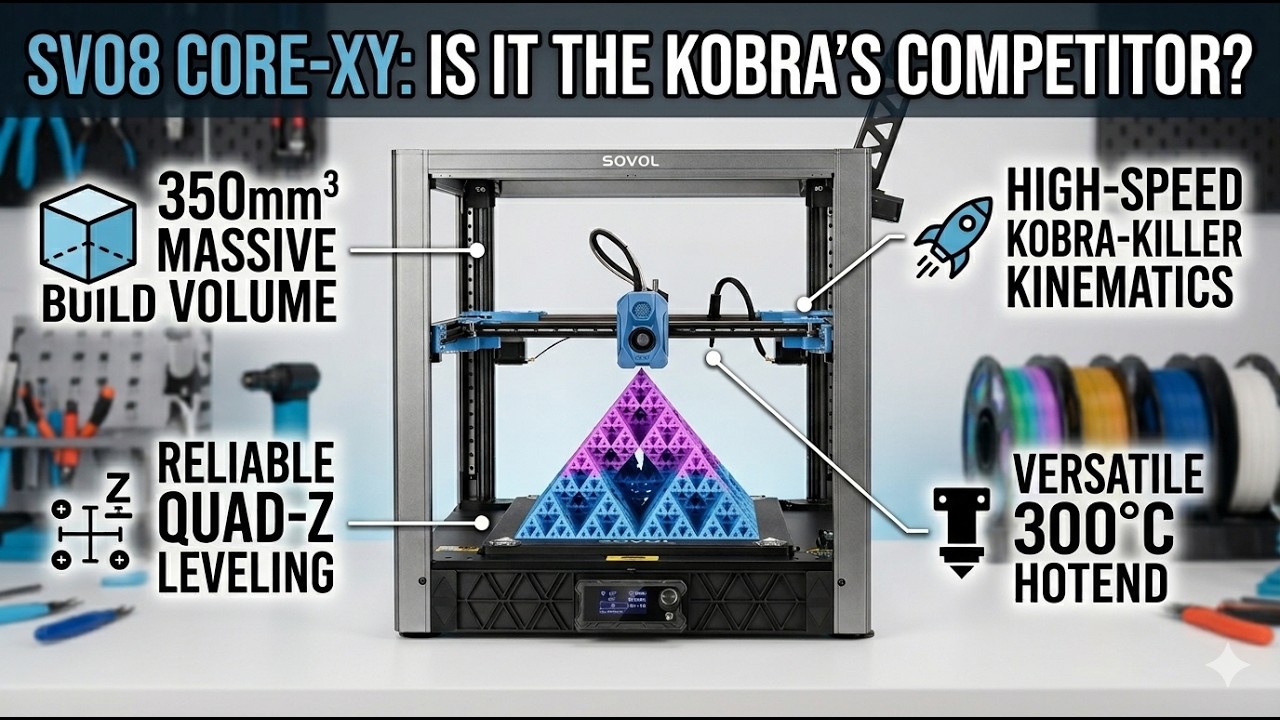 Sovol SV08 High Speed CoreXY 3D Printer Technical Review - YouTube