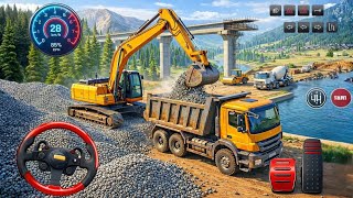 Extreme Excavator Simulator 🚧 Heavy Construction Truck Loading Gameplay | Android screenshot 4