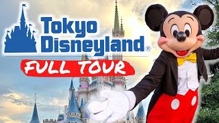 Tokyo Disneyland FULL TOUR | Is This The MOST PERFECT Disney Park? |  World Tour Day 11