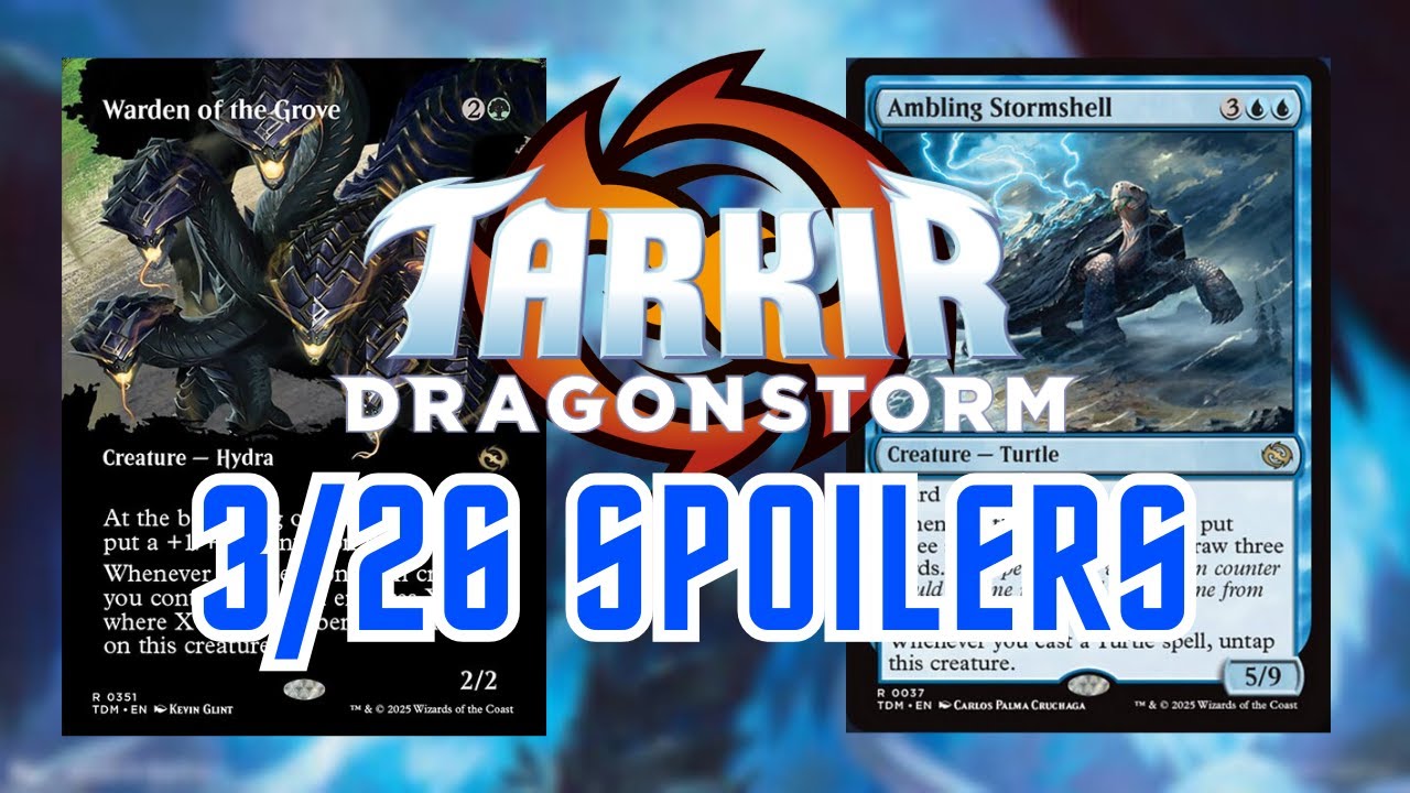 Turtle Hydra Tarkir: Dragonstorm 3/26 Spoilers - Powerful Hydra, Turtle Kindred ...