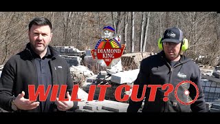 Will It Cut? Episode 1: Racing The Hurricane Diamond Blade vs Tiger Shark Diamond Blade