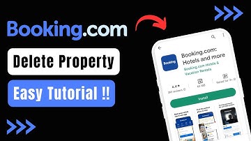 Hoe verwijder ik een accommodatie van Booking.com?