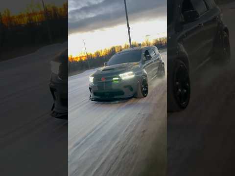 Widebody Hellcat Durango In The Snow