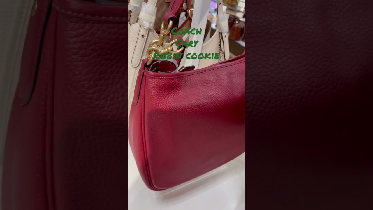 COACH CARY HANDBAG REVIEW ❗❗ NEW at Coach? Coach Addicts Coach Handbags  Cary shoulder Cary Crossbody 