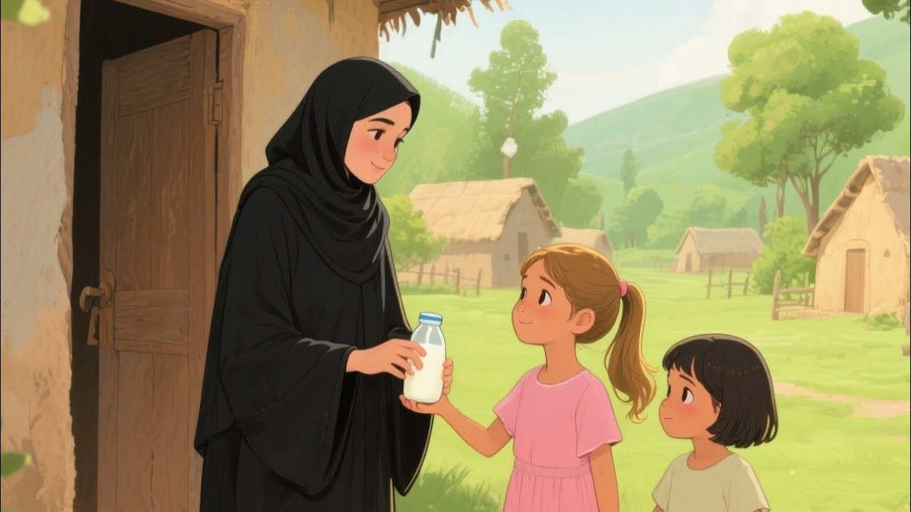 #قصة الشابة اليتيمة التي تصدقت بالحليب لأرملة فقيرة و الافعى السوداء التي هاجمتها #قصص عربية