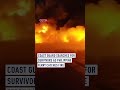 Coast guard searches for survivors as Philippine ferry catches fire