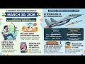 Today Current Affairs 30 March 2026 | Daily News for UPSC SSC Banking | Exam Ready Daily