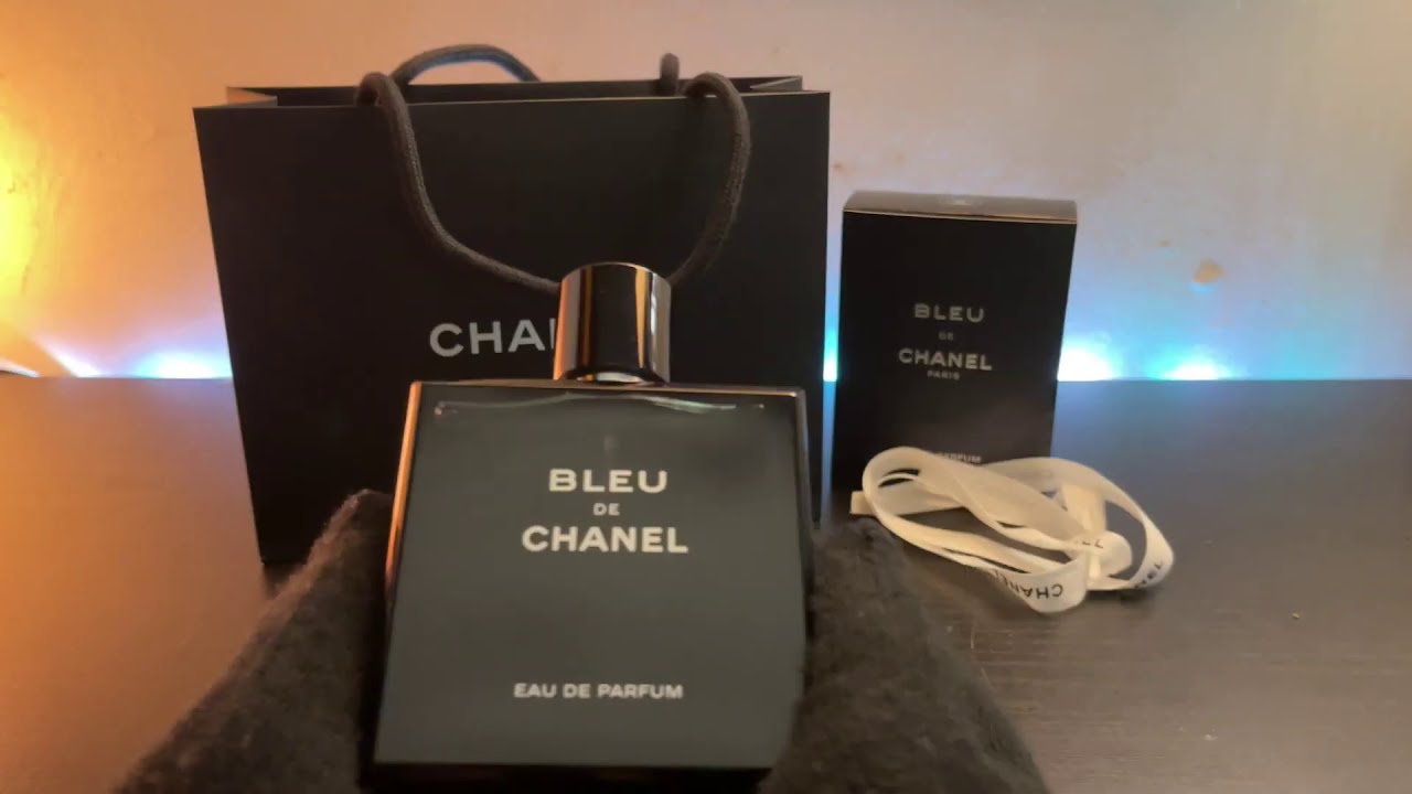 Fake vs Real Bleu de Chanel Extrait de Parfum / How to spot fake Bleu de  Chanel Perfume 