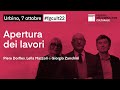 Apertura dei lavori