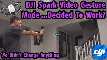 DJI Spark Video Gesture Mode Decided To Work-What Changed?