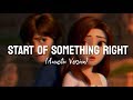 Start of Something Right (Acoustic Version) - Raon Lee | World Scape | Aesthetic Lyrics