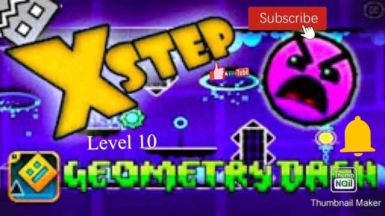 Geometry dash xstep 100% - YouTube