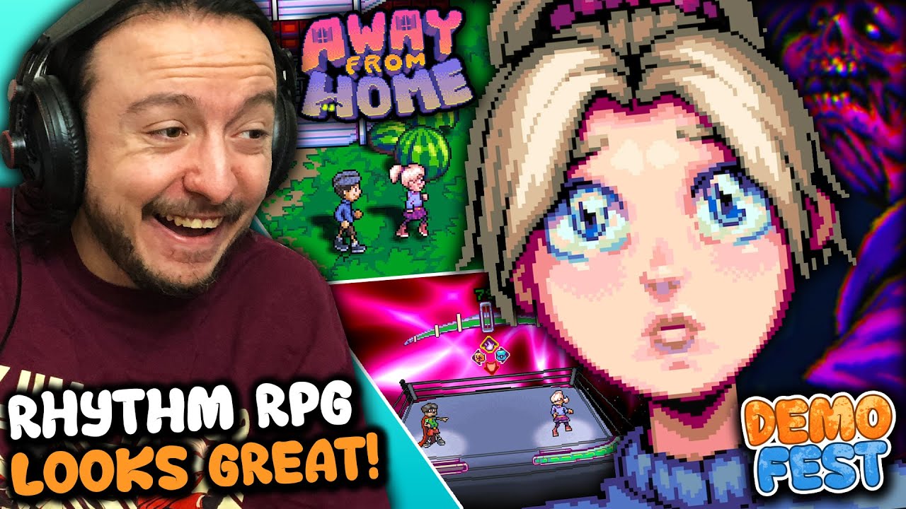 Rhythm Based RPG Looks GREAT! - Away From Home (Home Demo) | Demo Playthrough