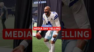 DAK PRESCOTT ✭ EZEKIEL ELLIOTT ✭ #COWBOYS QB &amp; RB YELLING FOR “MEDIA DAY”! 🔥 Back For 2024! 👀 #NFL