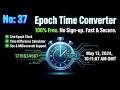 37 Unix Epoch Time Converter Offline: Timestamp to Date, Live Clock & Time Difference Calculator