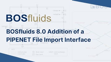 BOSfluids File Import Tutorial: PIPENET & PCF Interface Improvements