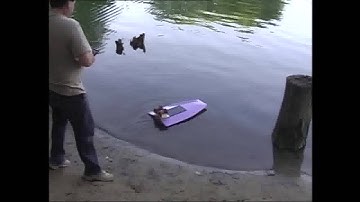 RC Airboat with 2 ducted fan