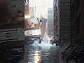 Apocalyptic Collision: Tsunami Waves &amp; Tornado Winds Destroy the City
