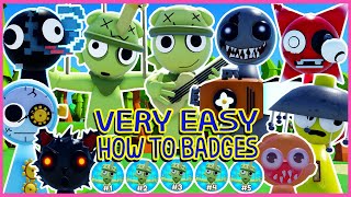 Roblox -  How to get SINGING BOY 2025 EVENT 1-5 And All New Badges in SPRUNKI 3D RP MORPHS [UPD 3.2]
