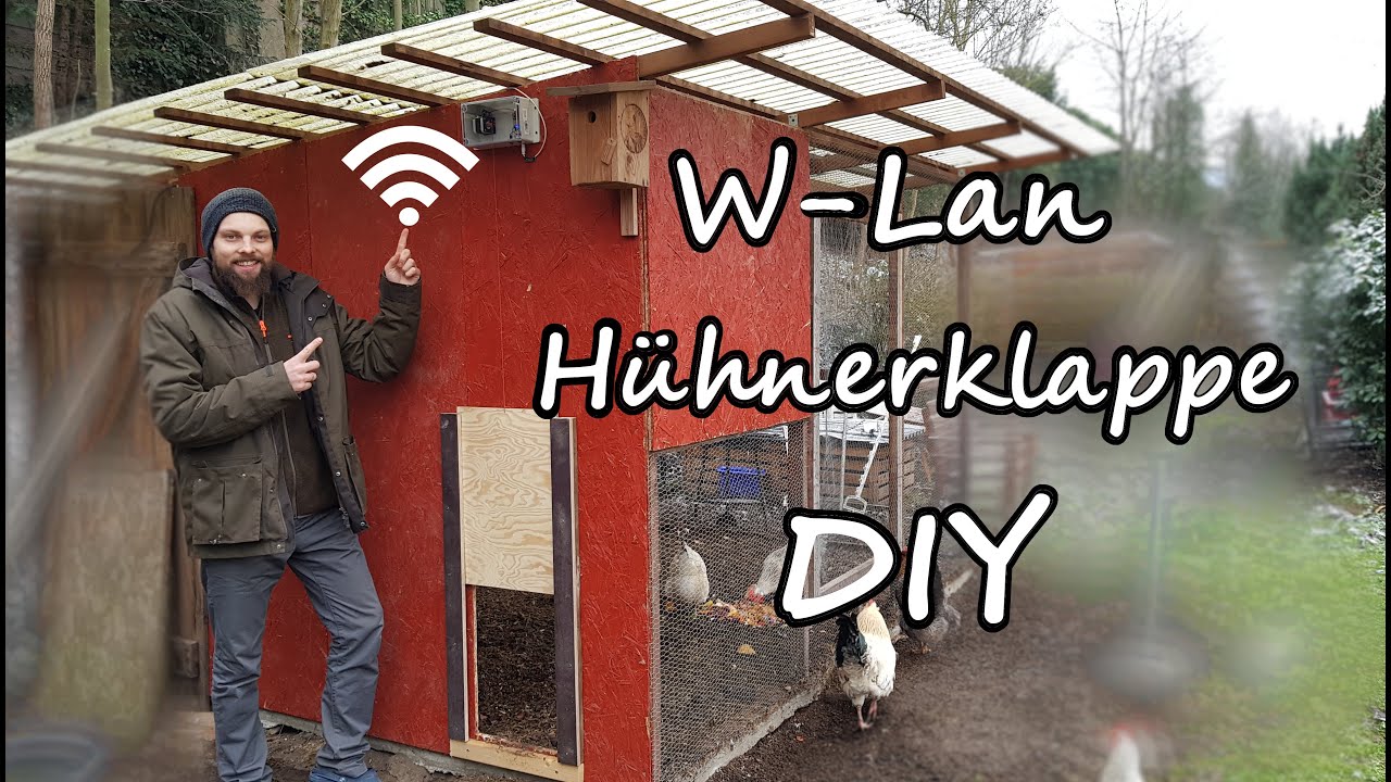 DIY Hühnerklappe mit W-Lan Steuerung
