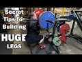 Lee priest secret tips for building huge legs
