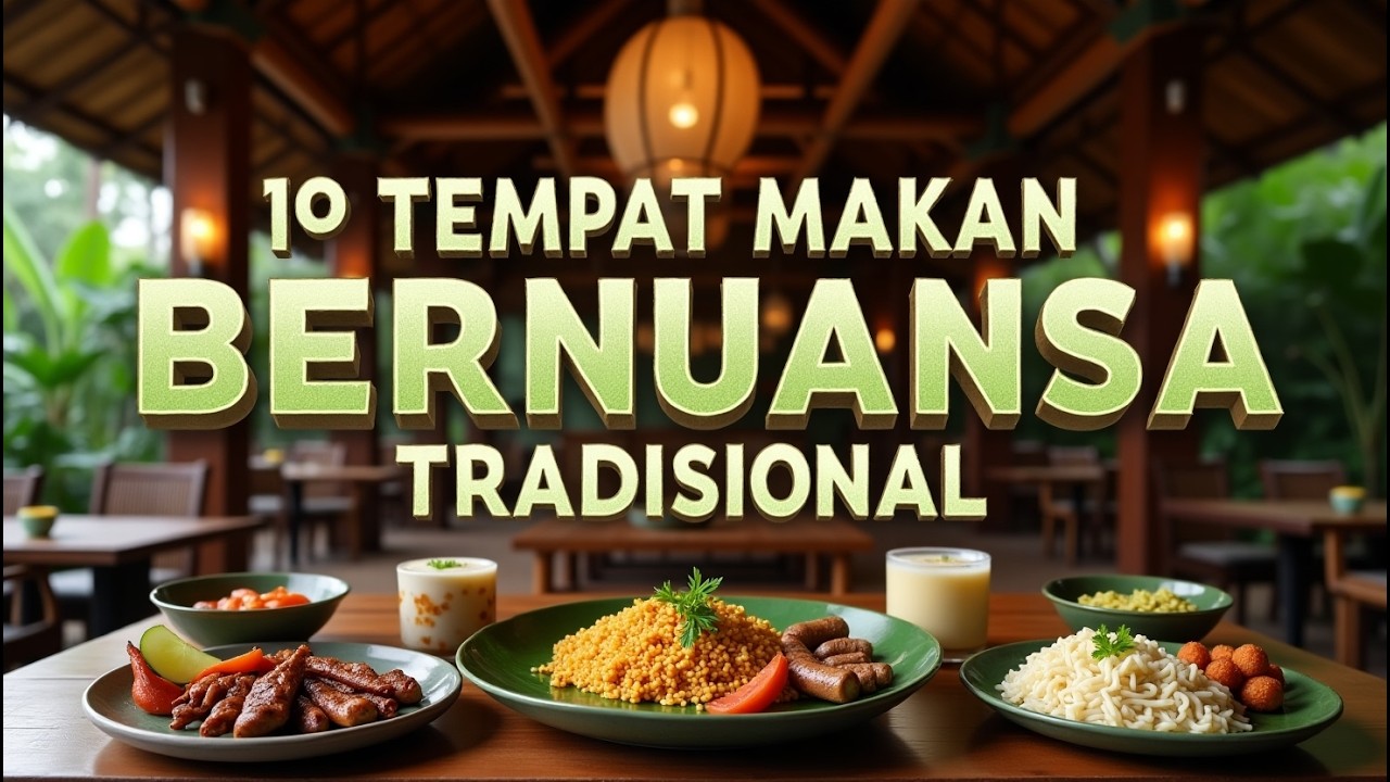 Kuliner Asri di Tangerang, 10 Tempat Makan Bernuansa Tradisional di Tangerang, Dekat Jakarta