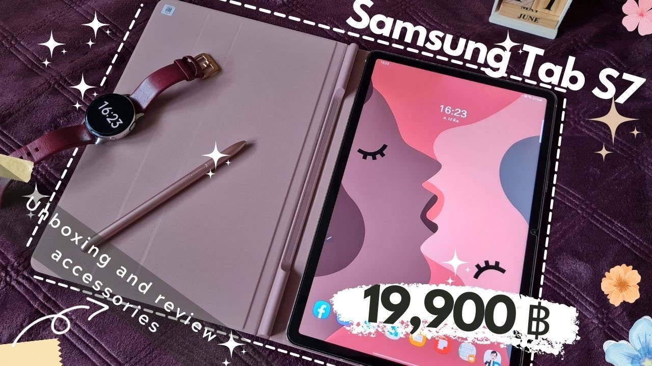 Samsung Galaxy Tab S7 || รีวิว tab s7 case accessories-คุ้มกว่า ipad air4?-19900 บ เรียนonline