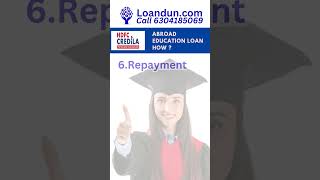 HDFC Credila Education Loan for Abroad Studies Apply with Loandun.com Free Of Cost