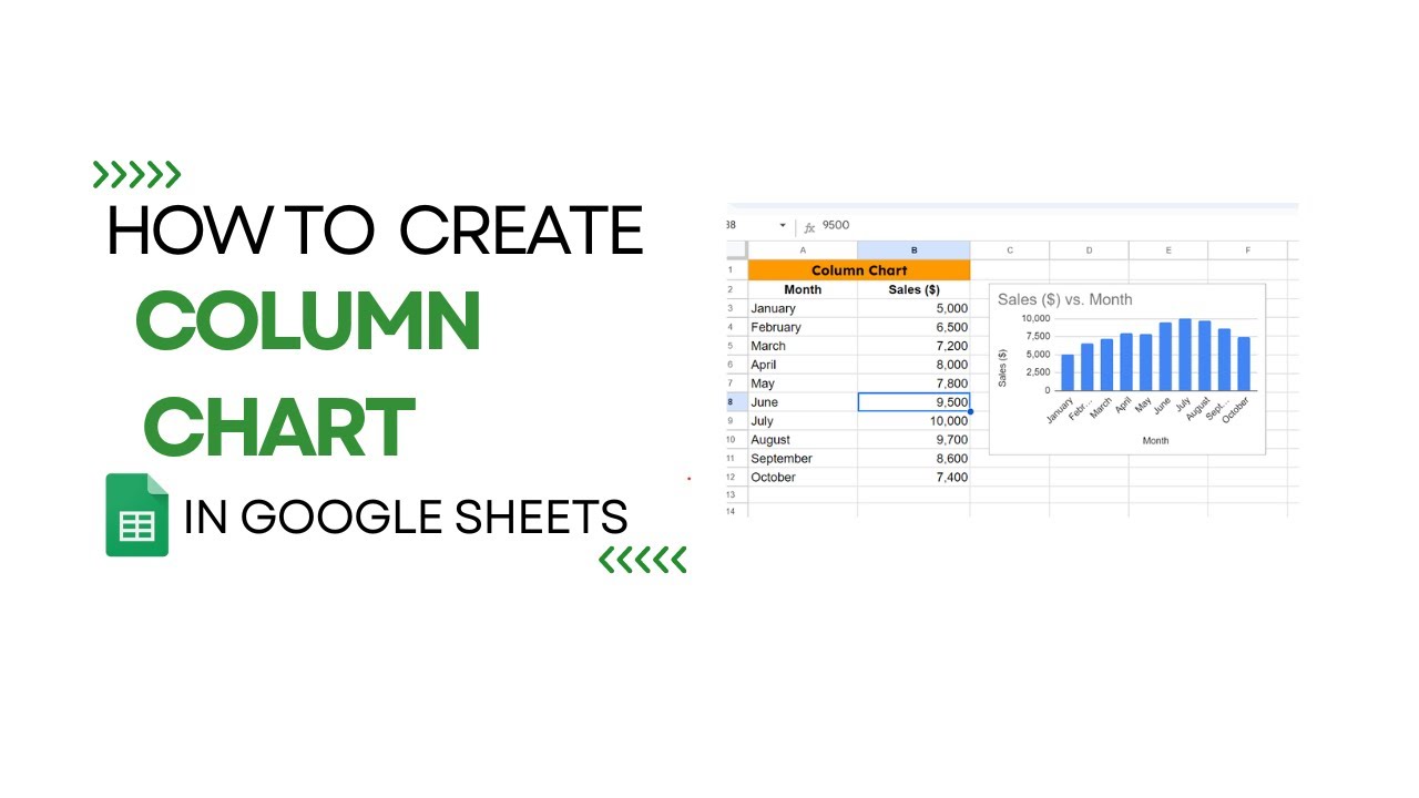 How to Create a Column Chart in Google Sheets | Easy Step-by-Step ...
