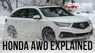 Acura SHAWD and Honda iVTM4: Advanced AWD systems Explained #drivingsportstv