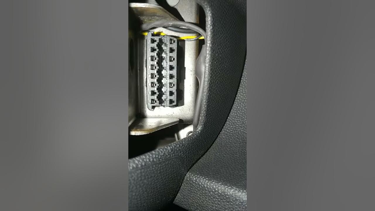 Corsa d obd soketi opel vauxhall corsa d obd2 connector location YouTube