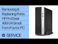 Removing & Replacing Parts | HP ProDesk 400 G4 Small Form Factor PC | HP Computer Service @HPSupport