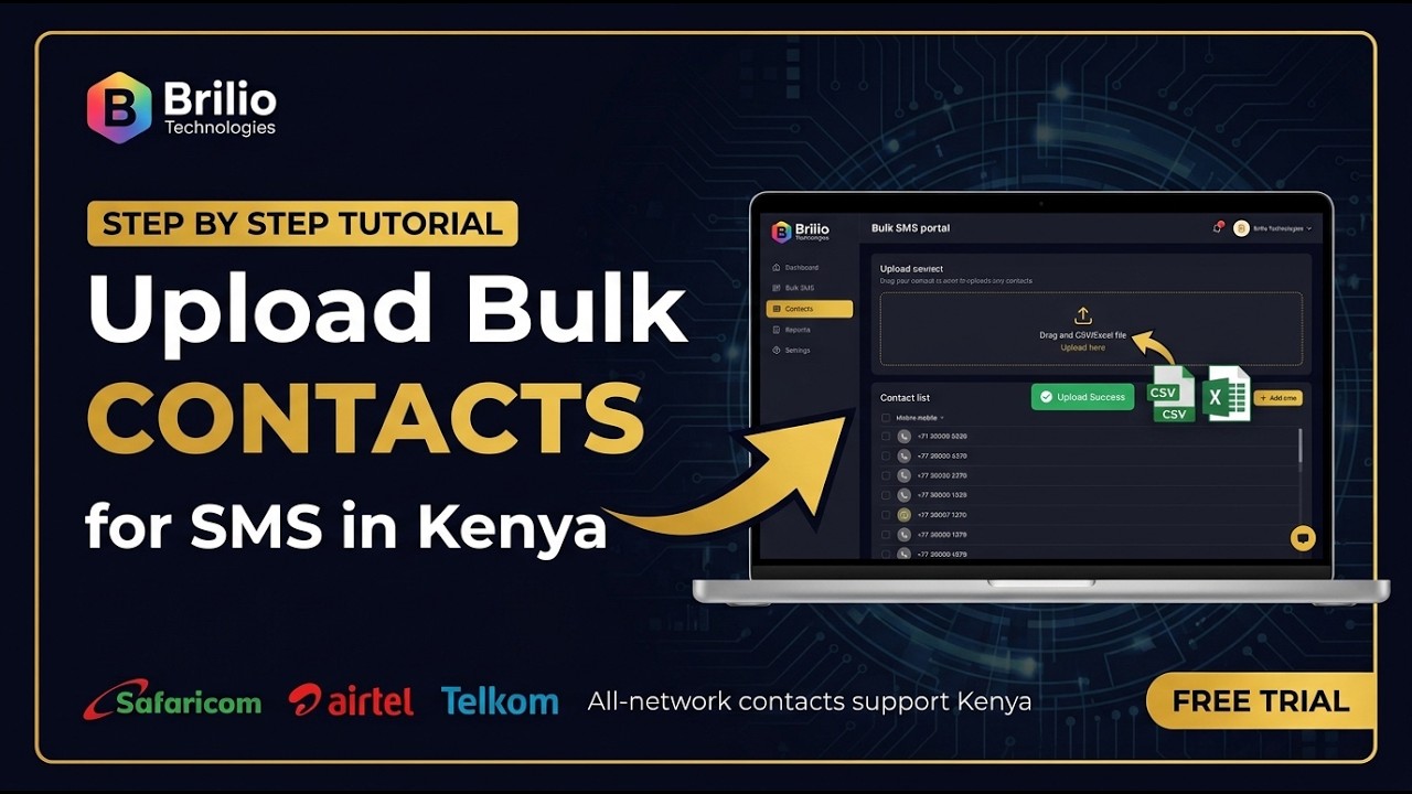 How to Upload Bulk Contacts for SMS in Kenya